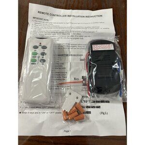 Universal Ceiling Fan Lamp Light Remote Control Receiver Kit Timing Wireless